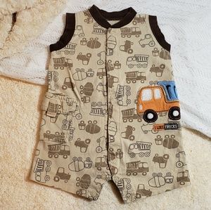 Carter's Truck Onesie 6 months size